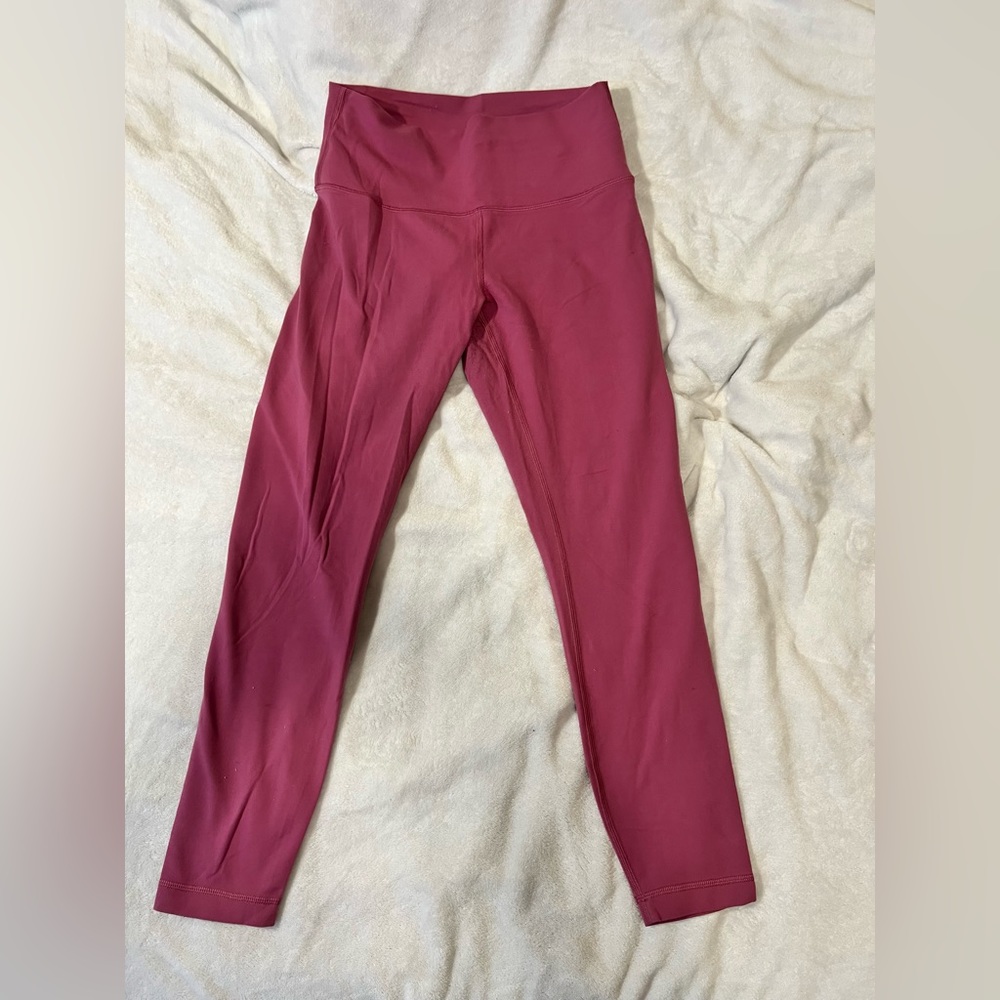 Pink Lululemon leggings